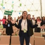 Pia Zevallos de Libélula y GestiónCC en el evento nexos+1 2019